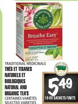 Marches Tau THÉS ET TISANES NATURELS ET BIOLOGIQUES TRADITIONAL MEDICINALS offer