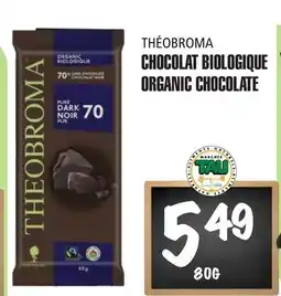 Marches Tau CHOCOLAT BIOLOGIQUE THEOBROMA offer