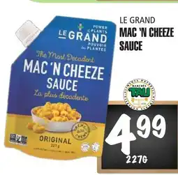 Marches Tau LE GRAND MAC'N CHEEZE SAUCE offer