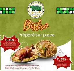 Marches Tau Repas familial de poulet roti avec 500 g de pommes de terre méditerranéennes et solade du jOUr offer