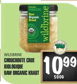 Marches Tau CHOUCROUTE CRUE BIOLOGIQUE WILDBRINE offer