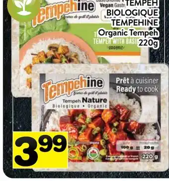 Supermarché PA TEMPEH BIOLOGIQUE TEMPEHINE | Organic Tempeh offer