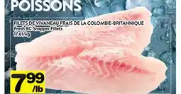 Supermarché PA FILETS DE VIVANEAU FRAIS DE LA COLOMBIE-BRITANNIQUE | Fresh BC Snapper Fillets offer