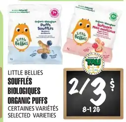 Marches Tau SOUFFLÉS BIOLOGIQUES LITTLE BELLIES offer