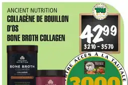 Marches Tau COLLAGÈNE DE BOUILLON D'OS ANCIENT NUTRITION offer