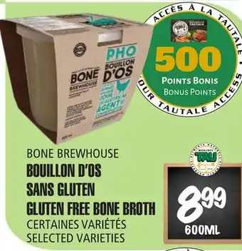 Marches Tau BOUILLON D'OS SANS GLUTEN BONE BREWHOUSE offer