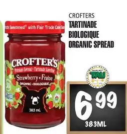 Marches Tau TARTINADE BIOLOGIQUE CROFTERS offer