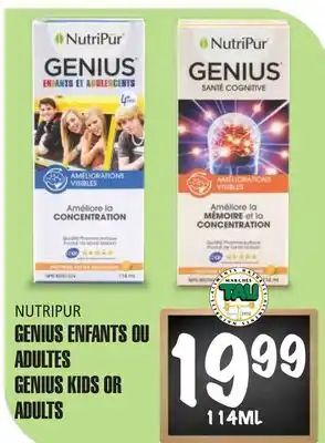 Marches Tau GENIUS ENFANTS OU ADULTES NUTRIPUR offer