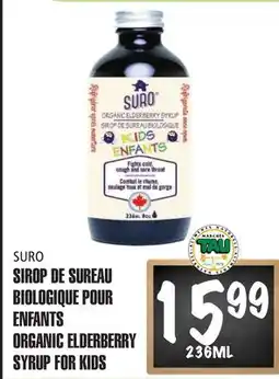 Marches Tau SIROP DE SUREAU BIOLOGIQUE POUR ENFANTS SURO offer