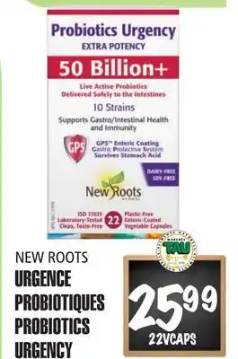 Marches Tau URGENCE PROBIOTIQUES NEW ROOTS offer