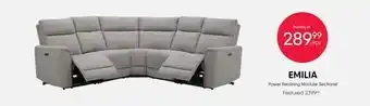 Meubles RD Power Reclining Modular Sectional offer