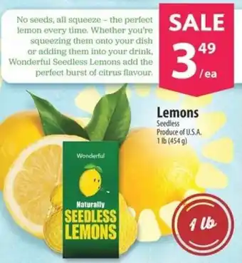 Co-op Lemons offer