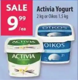 Co-op Activia Yogurt offer