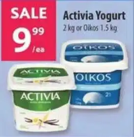 Co-op Activia Yogurt offer