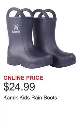 Costco Kamik Kids Rain Boots offer