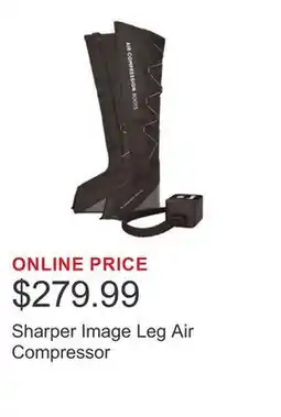 Costco Sharper Image Leg Air Compressor offer