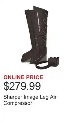 Costco Sharper Image Leg Air Compressor offer