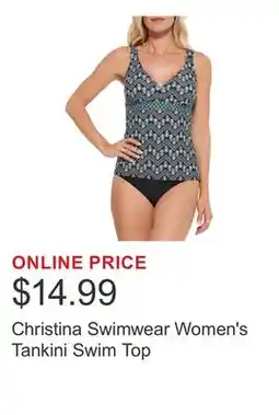 Costco Christina Swimwear Women's Tankini Swim Top offer