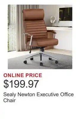 Costco Sealy Newton Executive Office Chair offer