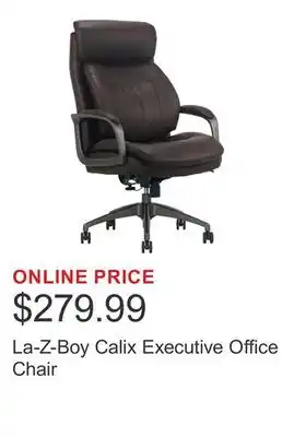 Costco La-Z-Boy Calix Executive Office Chair offer