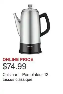 Costco Cuisinart - Percolateur 12 tasses classique offer