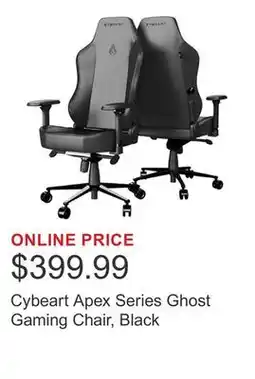 Costco Cybeart Apex Series Ghost Gaming Chair, Black offer