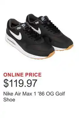 Costco Nike Air Max 1 '86 OG Golf Shoe offer