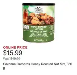 Costco Savanna Orchards Honey Roasted Nut Mix, 850 g offer