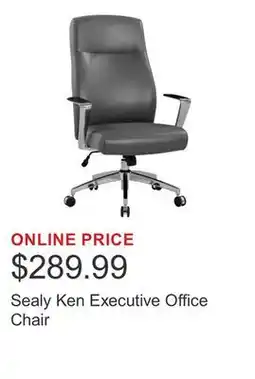 Costco Sealy Ken Executive Office Chair offer