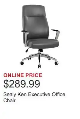 Costco Sealy Ken Executive Office Chair offer