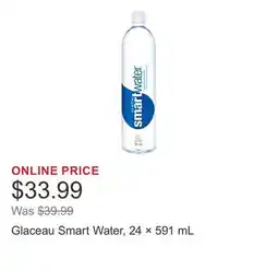 Costco Glaceau Smart Water, 24 × 591 mL offer