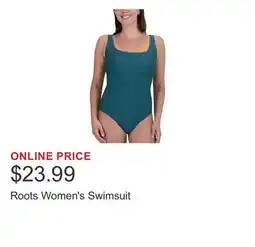 Costco Roots Women's Swimsuit offer