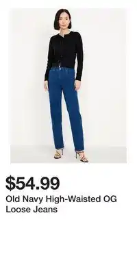 Old Navy Old Navy High-Waisted OG Loose Jeans offer