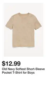 Old Navy Old Navy Softest Short-Sleeve Pocket T-Shirt for Boys offer