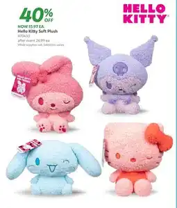 Toys R us Hello Kitty Soft Plush offer