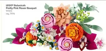 Toys R us LEGO Botanicals Pretty Pink Flower Bouquet offer