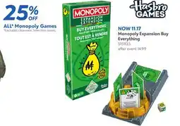 Toys R us Monopoly Expansion Buy Everything offer