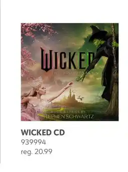 Toys R us WICKED CD offer