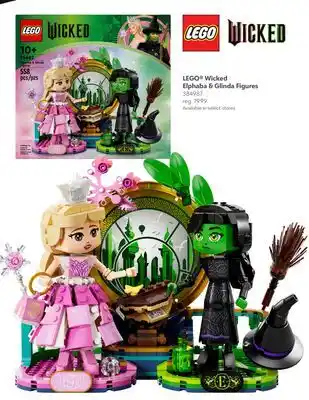 Toys R us LEGO Wicked Elphaba & Glinda Figures offer