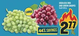 Marché Adonis SEEDLESS RED AND GREEN GRAPES offer