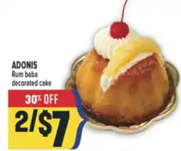 Marché Adonis ADONIS RUM BABA DECORATED CAKE offer