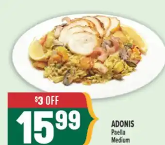 Marché Adonis ADONIS PAELLA offer