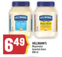 Marché Adonis HELLMANN'S Mayonnaise offer