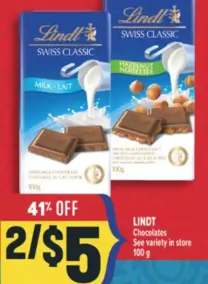 Marché Adonis LINDT CHOCOLATES offer