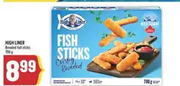 Marché Adonis HIGH LINER Breaded fish sticks offer