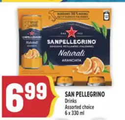 Marché Adonis SAN PELLEGRINO Drinks offer