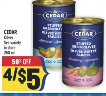 Marché Adonis CEDAR OLIVES offer