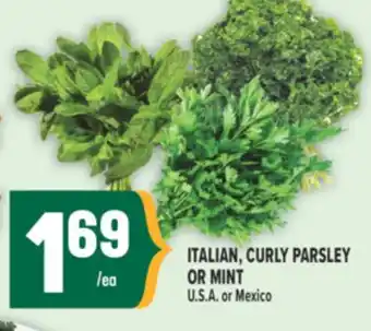 Marché Adonis ITALIAN, CURLY PARSLEY OR MINT offer