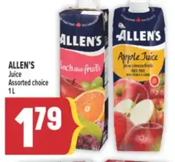 Marché Adonis ALLEN'S Juice offer