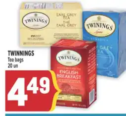 Marché Adonis TWINNINGS Tea bags offer